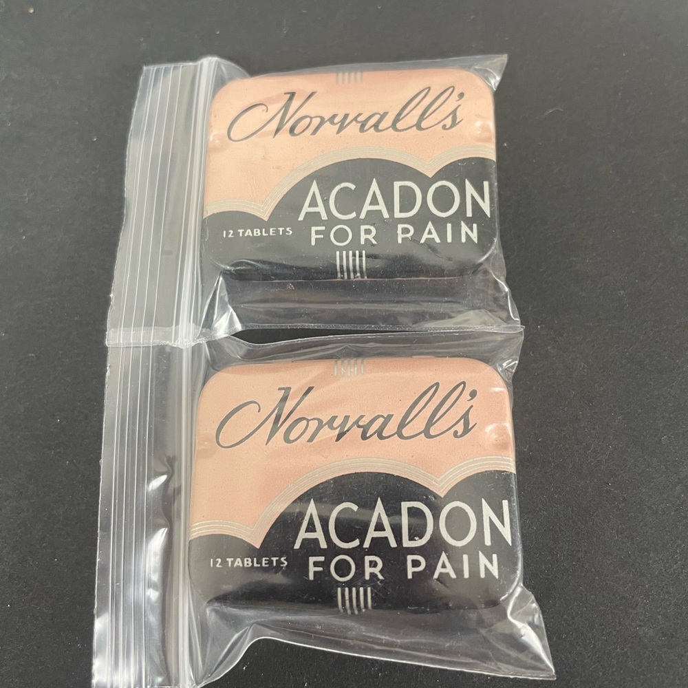 Norvall's Acadon Pain Relief Tablet Tins